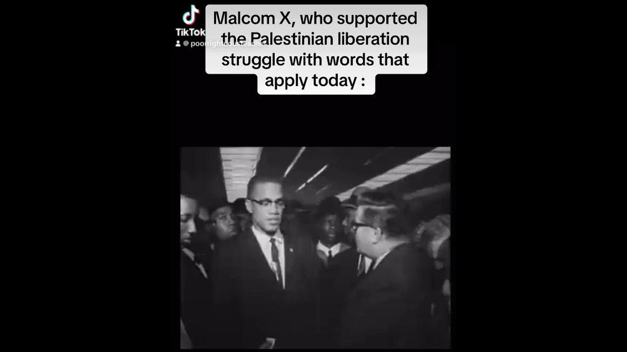 Malcolm X is teaching us how to handle Palestinian question🇵🇸