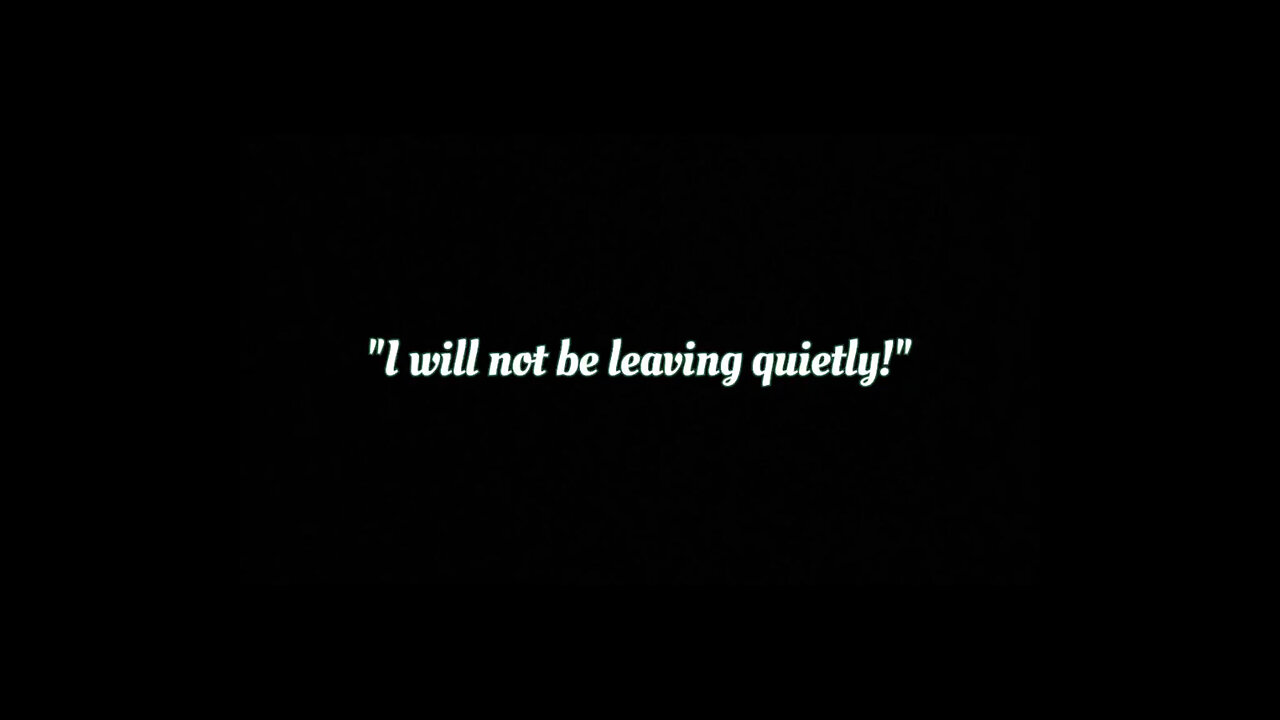 i will not b leavin quietly 🥳🫶✌️