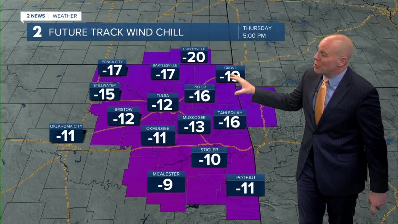 Dangerous temperatures and wind chills arrive Thursday