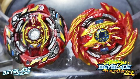 WORLD SPRIGGAN .U' 2B vs SUPER HYPERION .Xc 1A - Beyblade Burst ベイブレードバースト