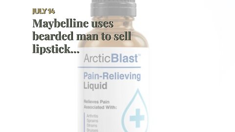 Maybelline uses bearded man to sell lipstick…