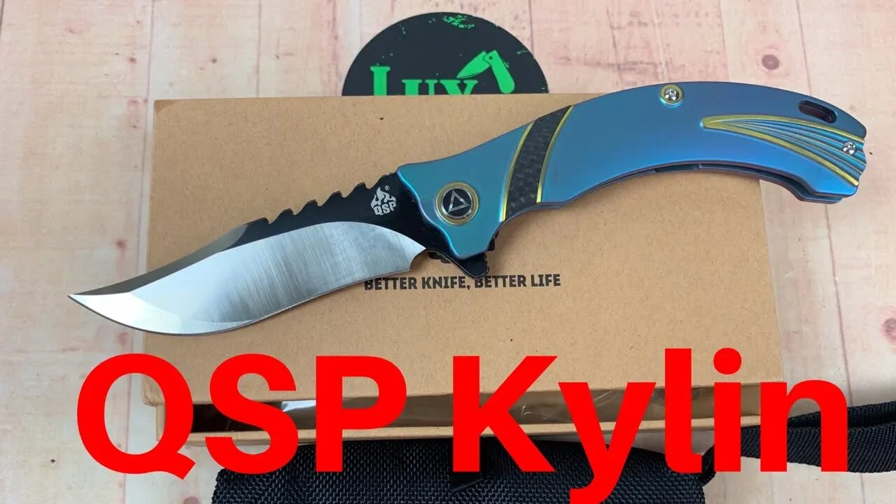 QSP QS119 Kylin Framelock Knife It’s all kinds of Krazy ! In a good way !