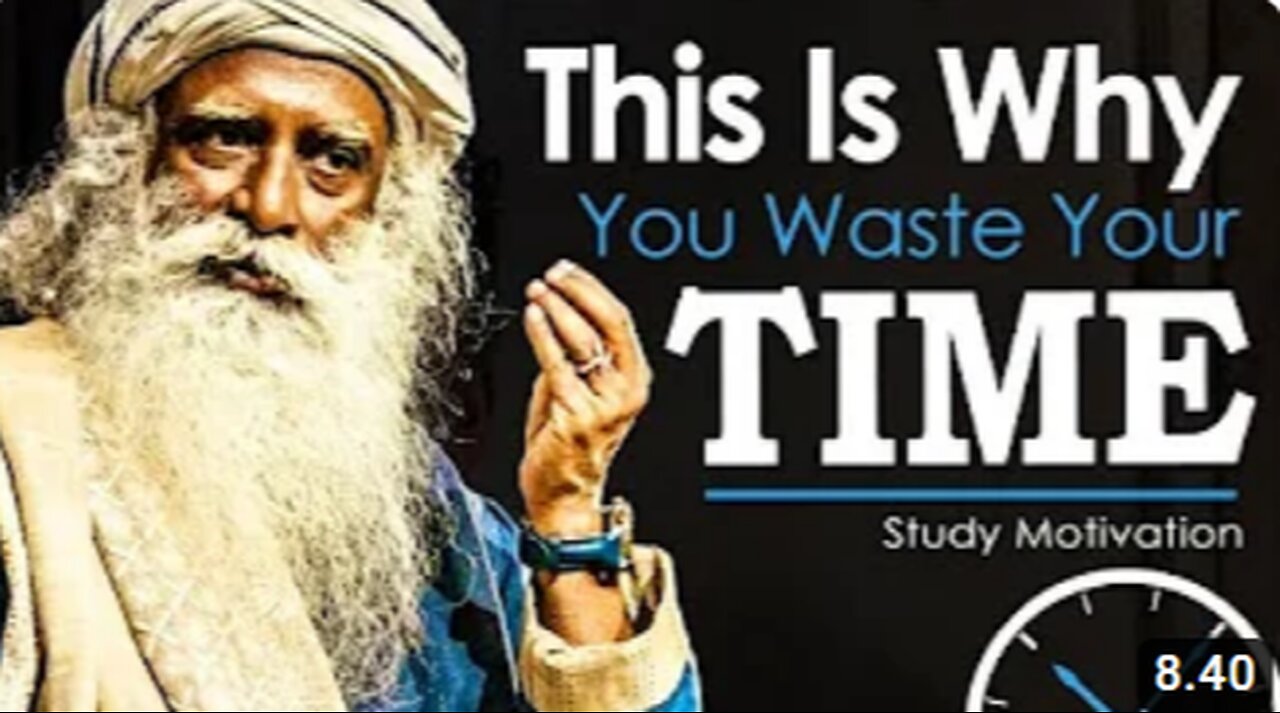 Sadhguru's Ultimate Advice For Students and College Grads - STOP WASTING TIME