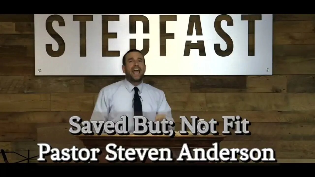 Saved But; Not Fit | Pastor Anderson | Sermon Clip
