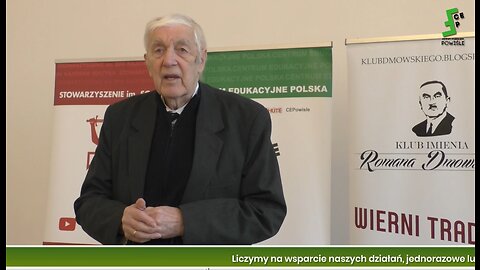 Prof. Maciej Giertych: Wspomnienie Ojca - Jędrzeja Giertycha w życiu rodzinnym i środowisk narodowych - 14.01.2023 konferencja historyczna w 120-rocznicę urodzin