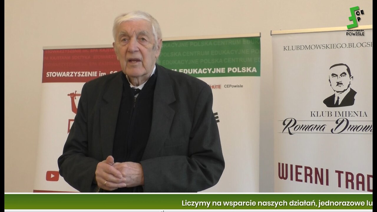 Prof. Maciej Giertych: Wspomnienie Ojca - Jędrzeja Giertycha w życiu rodzinnym i środowisk narodowych - 14.01.2023 konferencja historyczna w 120-rocznicę urodzin