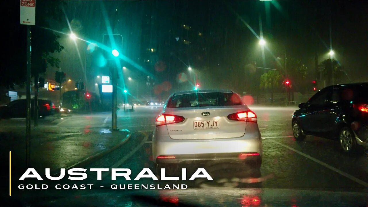 Driving through Cyclone || GOLD COAST || QLD