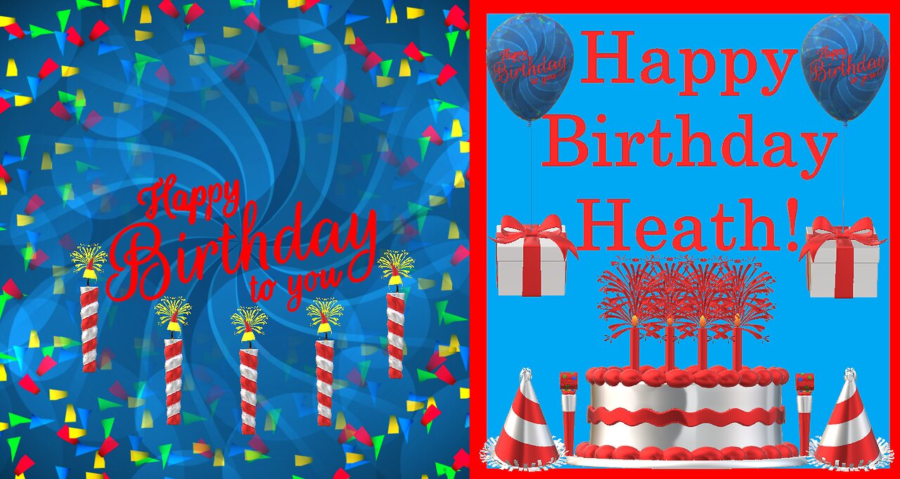 Happy Birthday 3D - Happy Birthday Heath - Happy Birthday To You - Happy Birthday Song