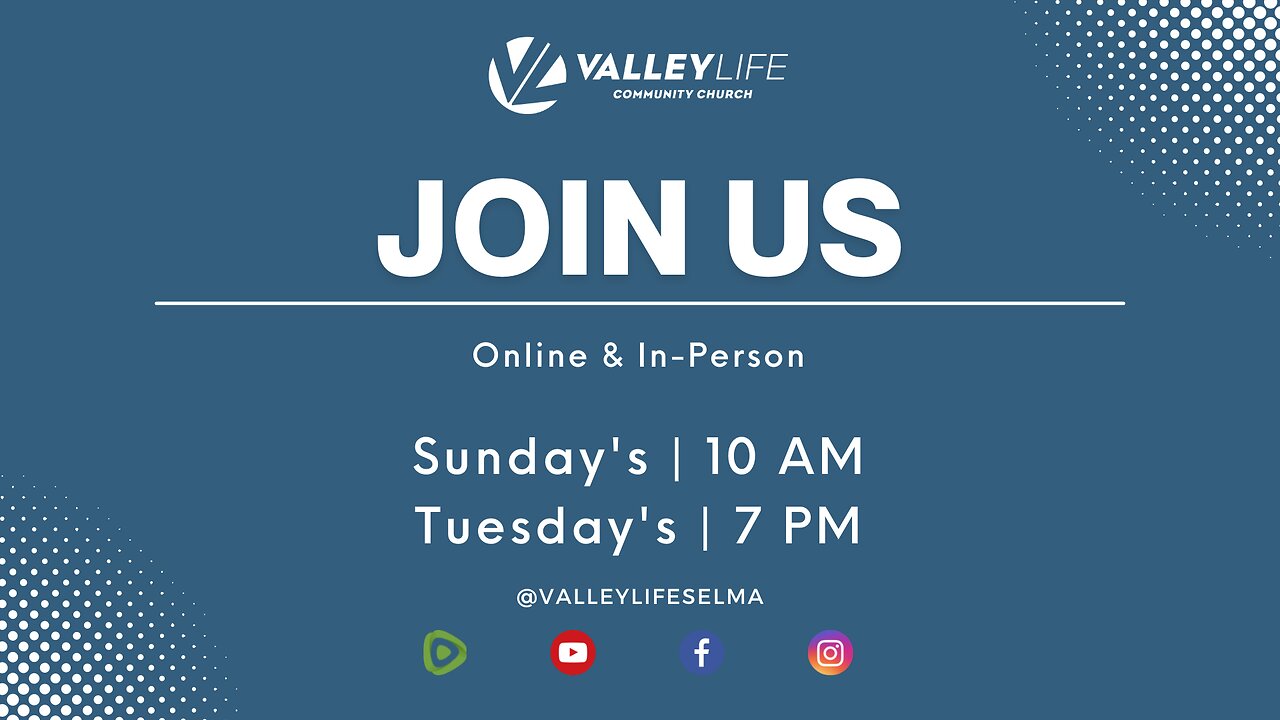 Sunday Morning Service | 12.18 | Pastor Jesse Alvarez