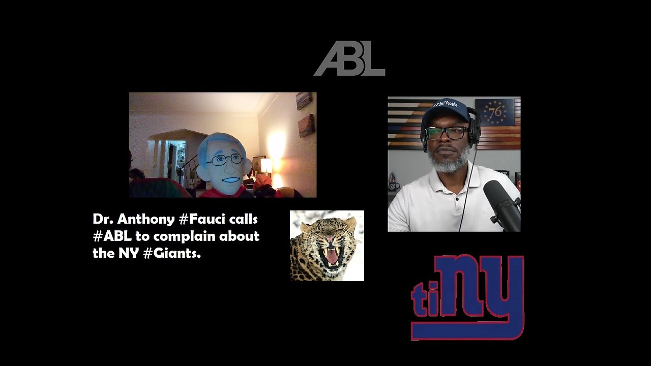 💉Dr. Anthony #Fauci calls #ABL to complain about the NY #Giants.🏈