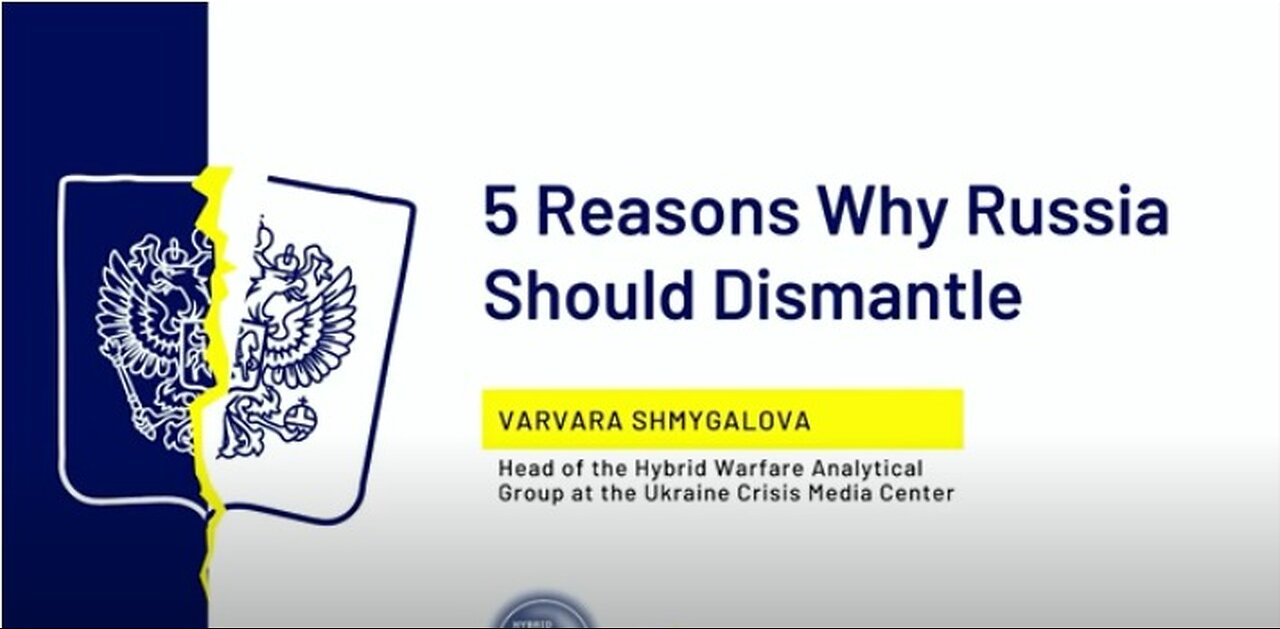 (mirror) 5 reasons why the Russian Federation should dismantle --- VARVARA SHMYGALOVA