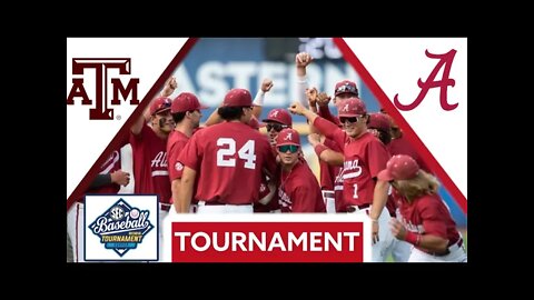 #2 Texas A&M v #11 Alabama (INSANE!) | SEC Tournament | 2022 College Baseball Highlights