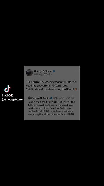 Cocaine wasn’t Hunter’s. Read my tweet from 1/5/22. Joe & Catalina loved cocaine during the 80’s.