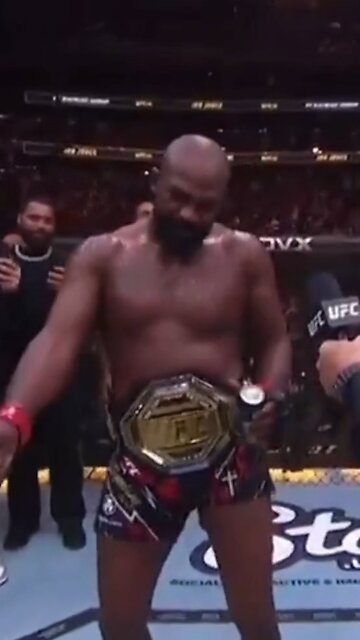 Jon Jones Shares UFC Title Celebration with Donald Trump