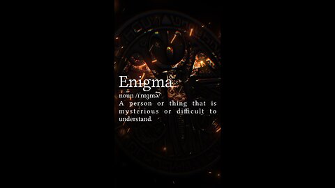 “ENIGMA” - OUT NOW