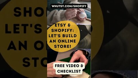 Etsy and Shopify #shorts Watch our Tutorial for Etsy Sellers, Let's Build an Online Store!