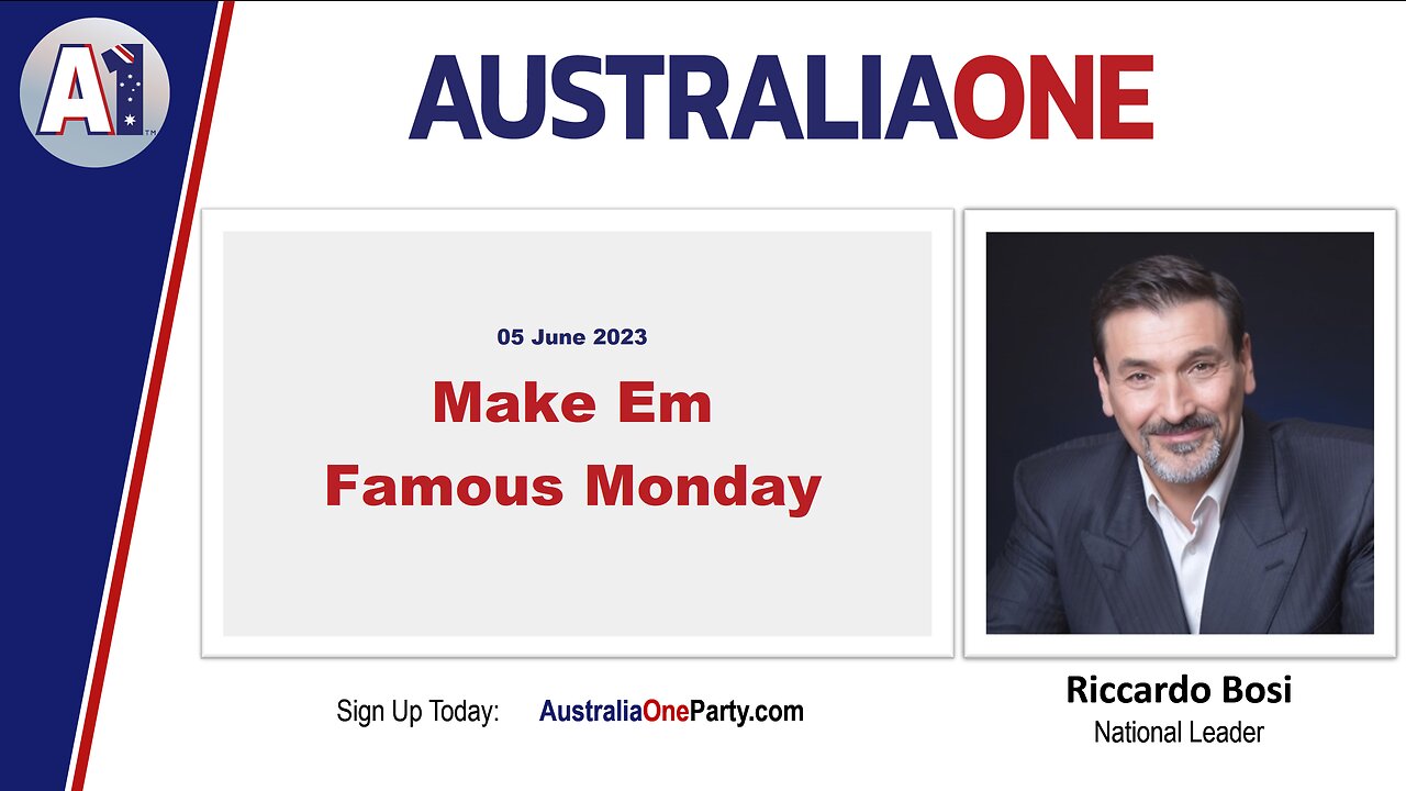 AustraliaOne Party - Make Em Famous Monday