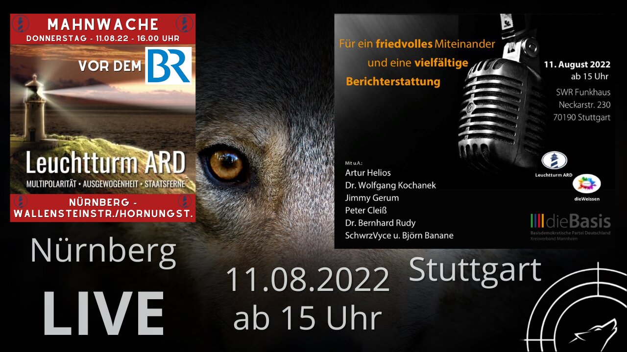 🔴 💥 LIVE | Stuttgart und Nürnberg am 11.08.2022 ab ca. 15.00 Uhr