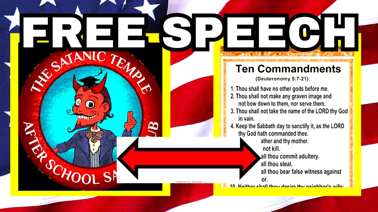 Displaying the 10 Commandments is DEFINITELY a FREE SPEECH issue!