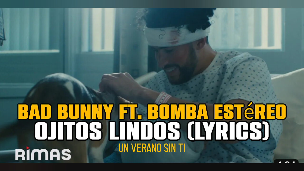 Bad Bunny ft. Bomba Estéreo - Ojitos Lindos (Lyrics)