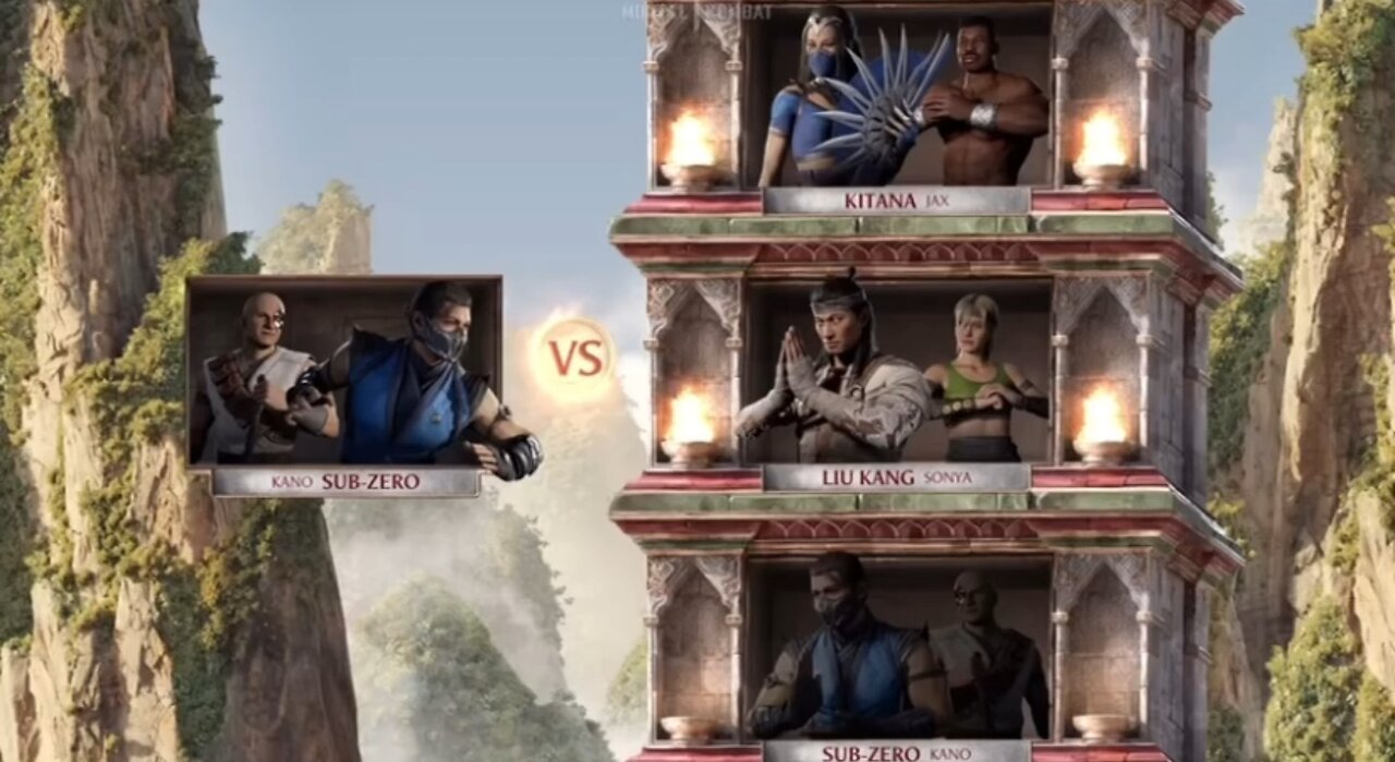 Liu kang vs sub zero mk1