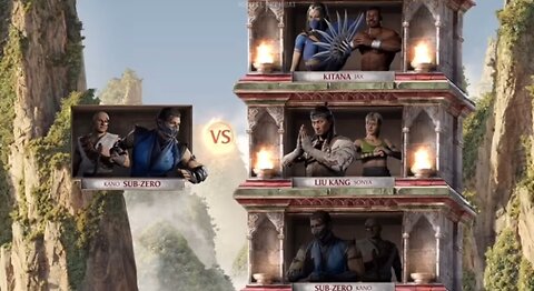 Liu kang vs sub zero mk1