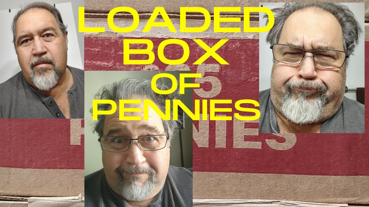 Loaded Box of Pennies From Detroit