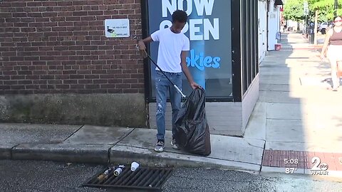 'It gets me out of bed': Baltimore nonprofit changing lives with street cleaning