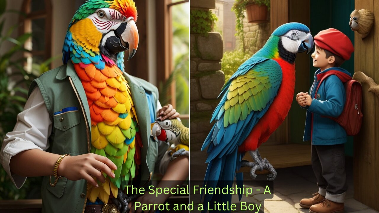 The Special Friendship - A Parrot and a Little Boy