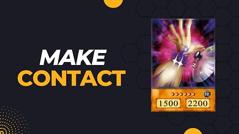 Yugioh Tech Time: Contact C