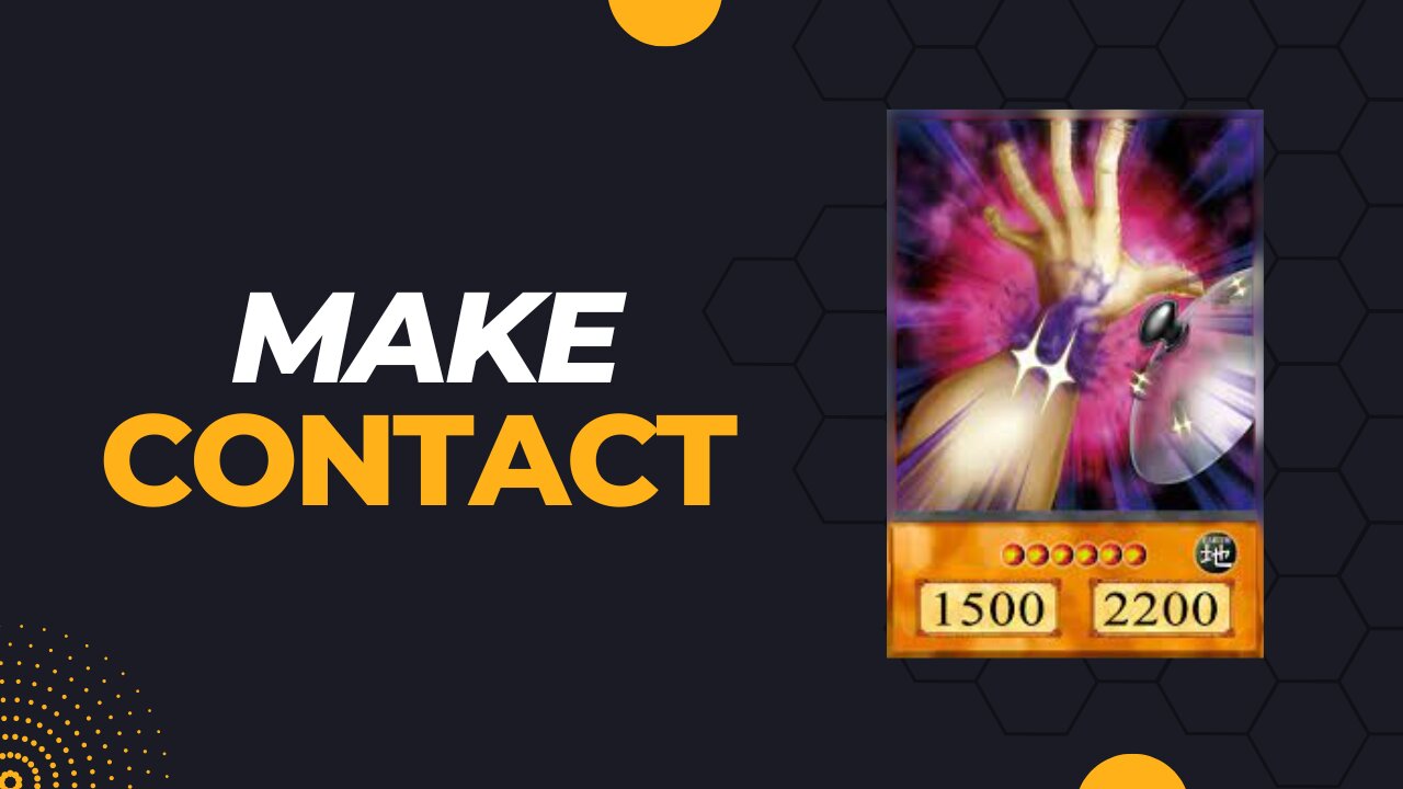 Yugioh Tech Time: Contact C