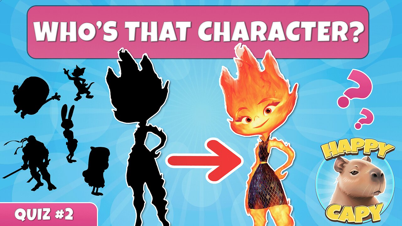 Can You Guess the Cartoon Character? #2 | Elemental, Zootopia, Gravity Falls ... | 20 Characters