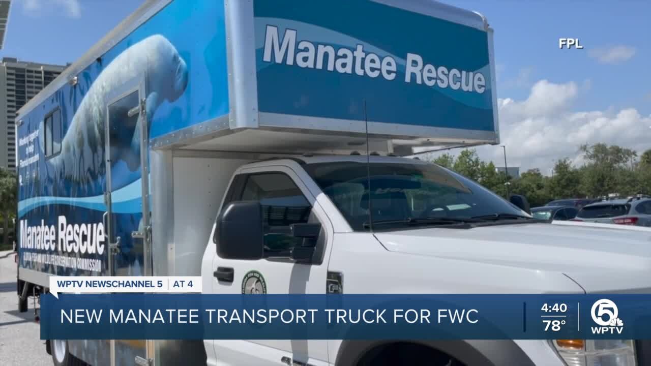 New manatee transport truck unveiled