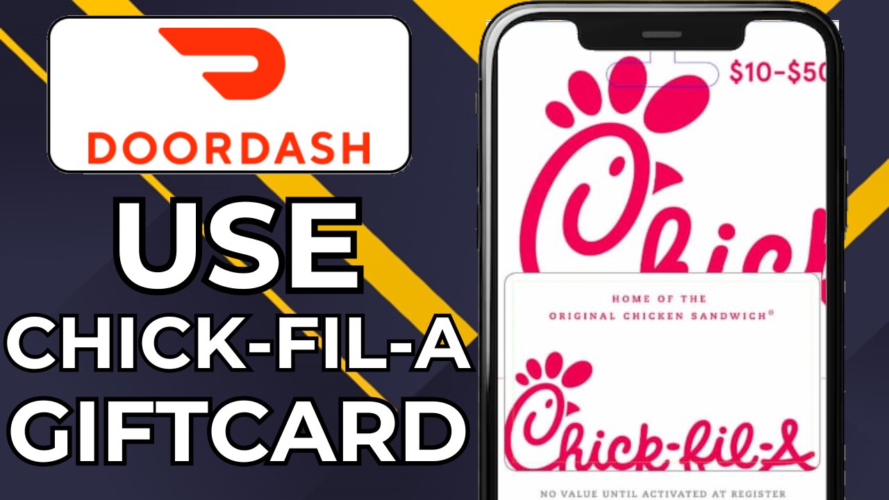 HOW TO USE CHICK FIL A GIFT CARD ON DOORDASH