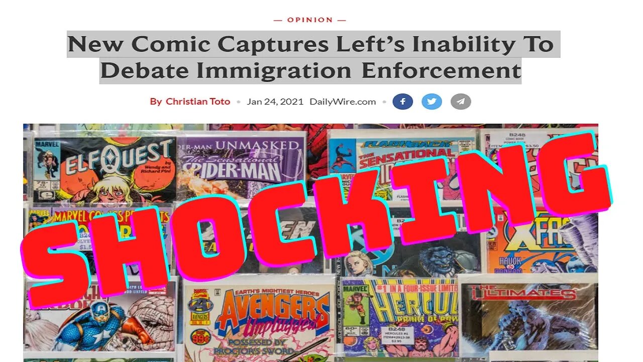 New Image Comic Mini Series Captures Left’s Inability To Debate Immigration Enforcement