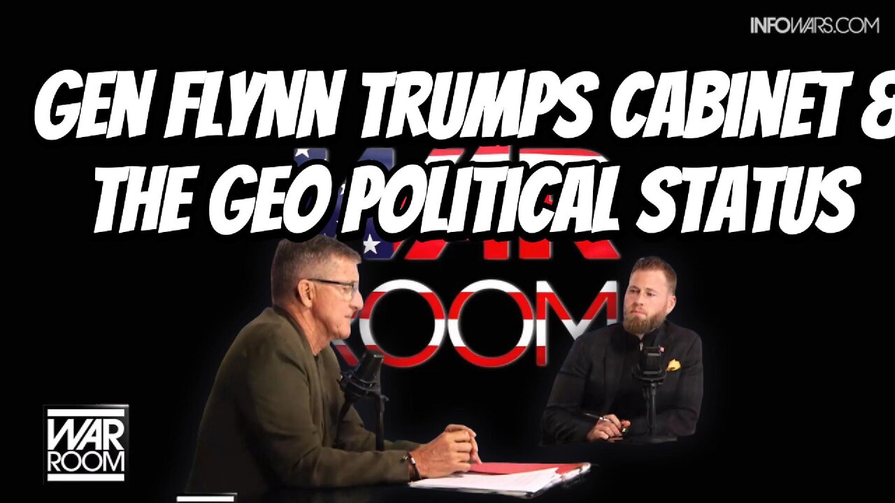 General Flynn interview with Owen Shroyer - Getting Trump in Office Alive.