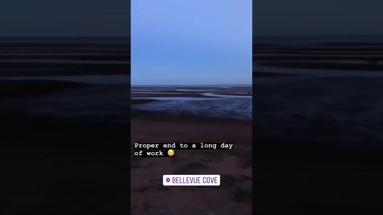 Relaxing at the beach after work