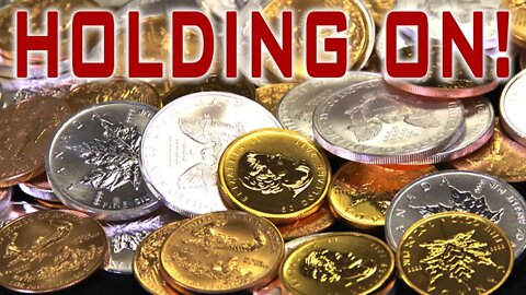 Gold & Silver Hold On To Gains...Likely Not For Long!