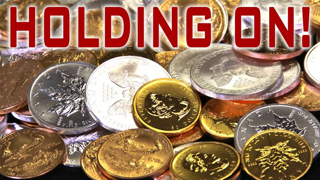 Gold & Silver Hold On To Gains...Likely Not For Long!