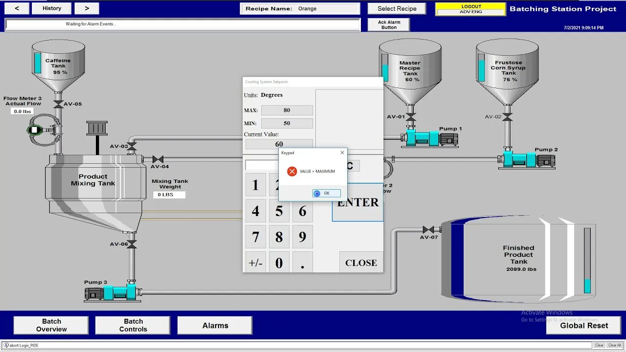 Logix_PIDE Graphic With Parameter Passing FactoryTalk Studio Site Edition