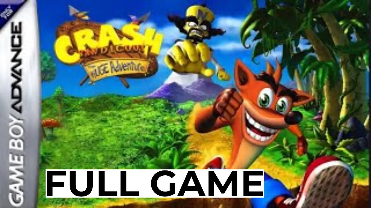 CRASH BANDICOOT: THE HUGE ADVENTURE - FULL GAME (GBA)