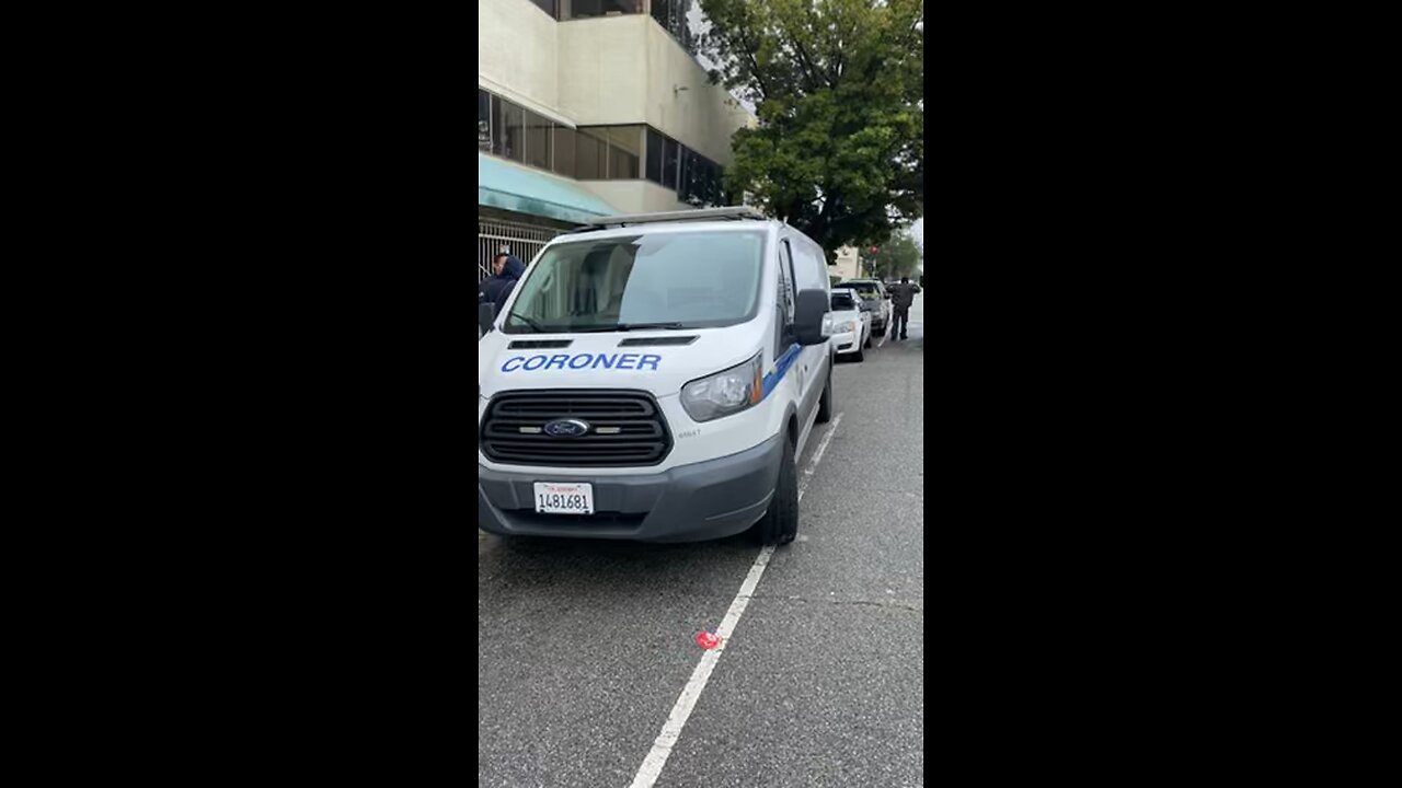 Coroner at The Corner Of Santa Monica Blvd & Bundy