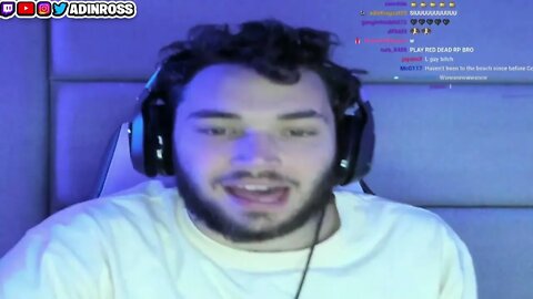 Adin Ross - July 03 2022 (2022-07-03) Full Secret Stream Deleted VOD