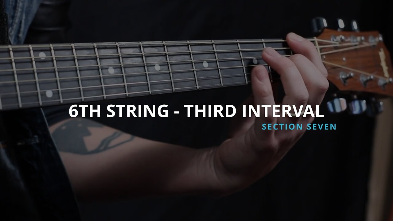 6TH STRING - 3RD INTERVAL