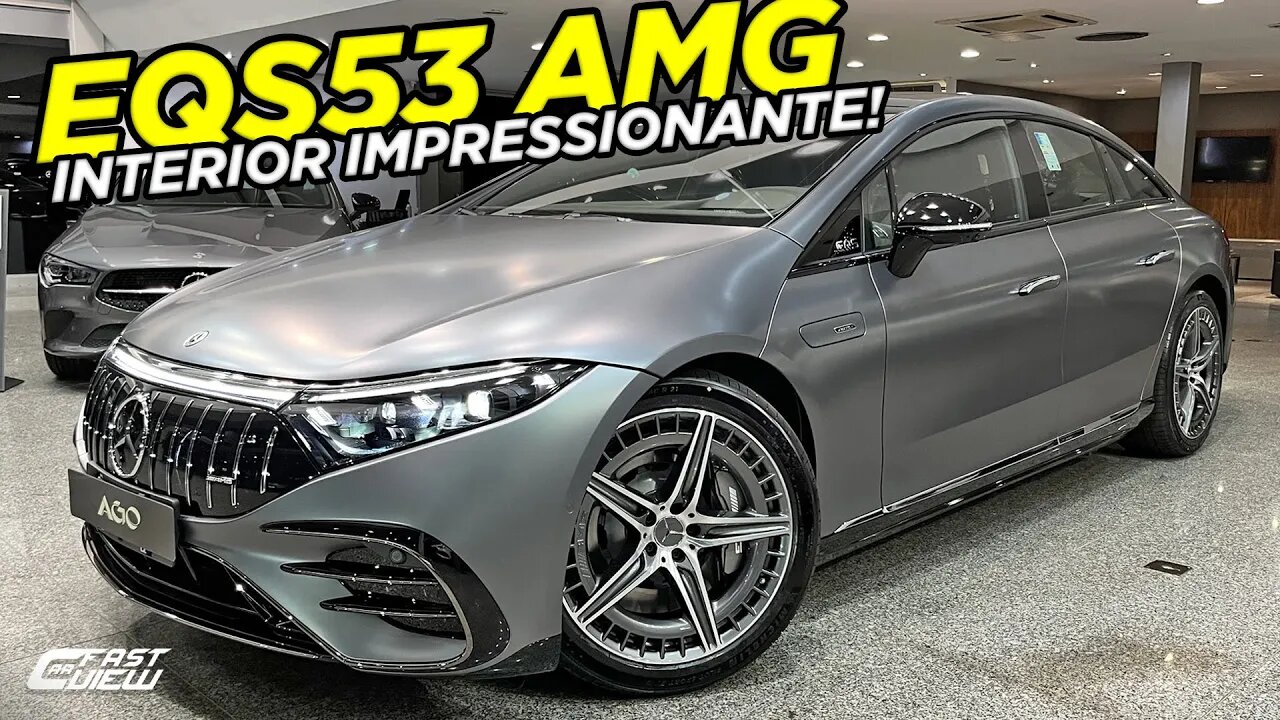 😱 NOVO MERCEDES BENZ AMG EQS 53 2022 NÃO DÁ CHANCE PARA AUDI, BMW E PORSCHE! OLHA ESSE INTERIOR!! 🚀