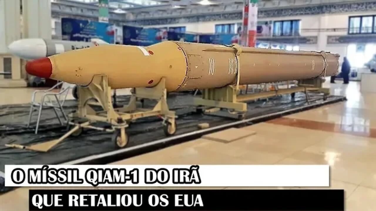 O Míssil Qiam-1 Do Irã Que Retaliou Os EUA