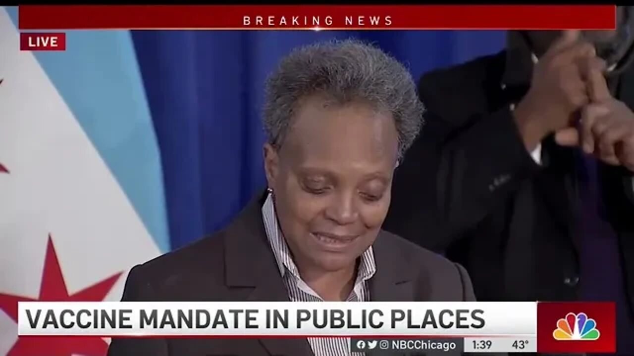Mayor Lightfoot Announces Vaccine Passport Mandates in Chicago
