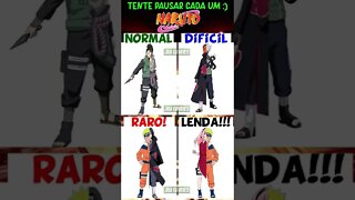 TENTE PAUSAR NA HORA CERTA!!! NARUTO #shorts