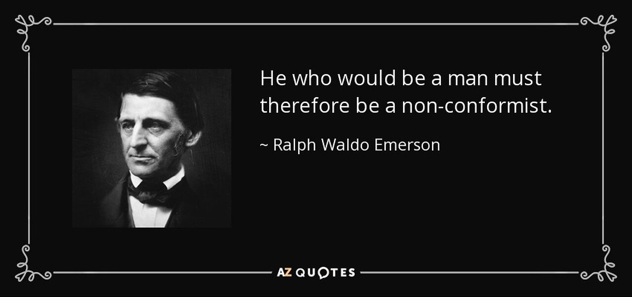 "On conformity..." - Scene from the Dead Poets Society....