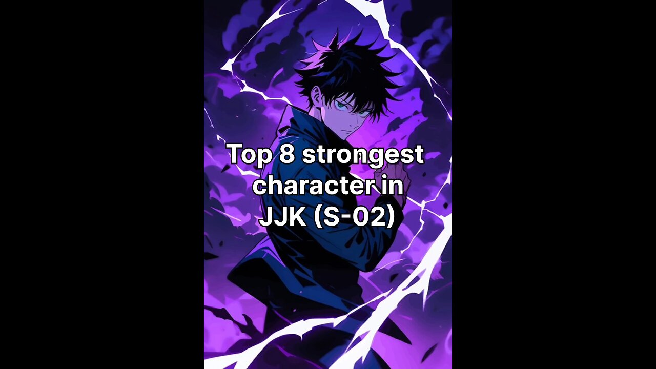 Top 8 strongest character in jujutsu kaisen season 2 #short